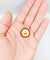 Pendentif Augis - Pendentif médaille d'amour en or 18k, diamant et rubis 58 Facettes A07500