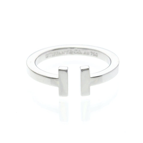 Bague 60 Tiffany & Co. T Square - Bague en or blanc 58 Facettes bp6h6idbqi