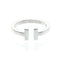 Bague 60 Tiffany & Co. T Square - Bague en or blanc 58 Facettes bp6h6idbqi