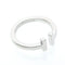Bague 60 Tiffany & Co. T Square - Bague en or blanc 58 Facettes bp6h6idbqi