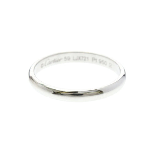 Bague 59 Cartier 1895 - Alliance en platine 58 Facettes ao76rtgl8z