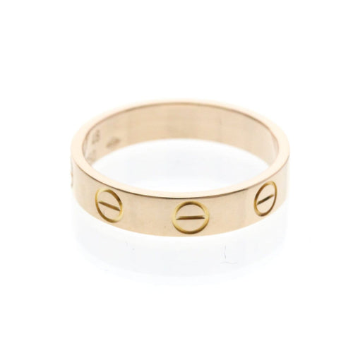Bague 48 Cartier Love - Alliance en or rose 18K 58 Facettes hcn26221ic