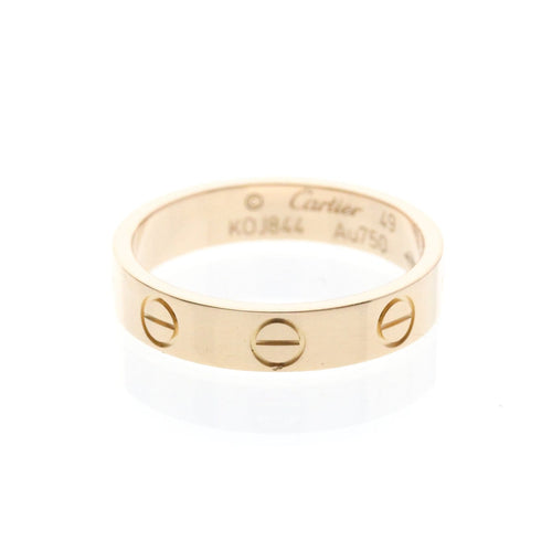 Bague 49 Cartier Love - Alliance en or rose 18K 58 Facettes arhizboe03