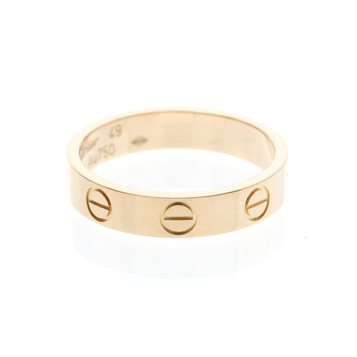 Bague 49 Cartier Love - Alliance en or rose 18K 58 Facettes arhizboe03
