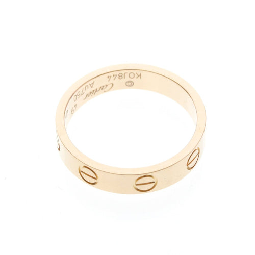 Bague 49 Cartier Love - Alliance en or rose 18K 58 Facettes arhizboe03