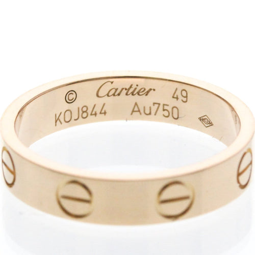 Bague 49 Cartier Love - Alliance en or rose 18K 58 Facettes arhizboe03