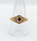 Bague 61.5 Bague solitaire victorienne en or 18 carats et diamant taille rose 58 Facettes A07502