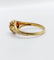 Bague 61.5 Bague solitaire victorienne en or 18 carats et diamant taille rose 58 Facettes A07502