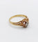 Bague 61.5 Bague solitaire victorienne en or 18 carats et diamant taille rose 58 Facettes A07502