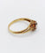 Bague 61.5 Bague solitaire victorienne en or 18 carats et diamant taille rose 58 Facettes A07502