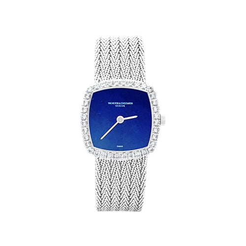 Montre Vacheron Constantin - Montre femme en or blanc et diamants 58 Facettes 35746