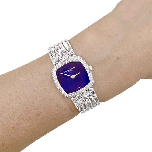 Montre Vacheron Constantin - Montre femme en or blanc et diamants 58 Facettes 35746