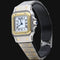 Montre Cartier Santos - Montre dame en or jaune 18K et acier 58 Facettes MT46941