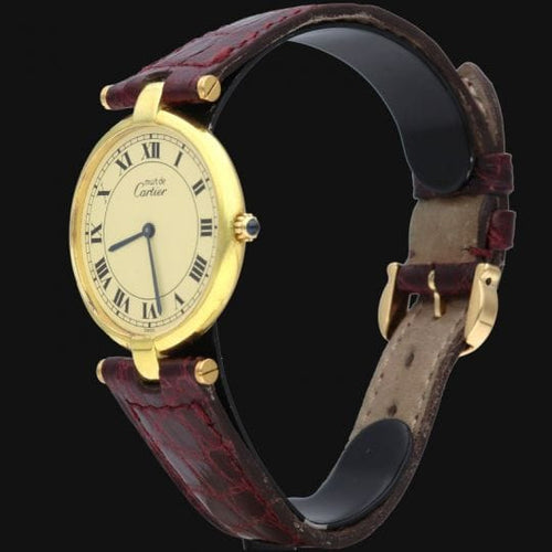 Montre Cartier Must de Cartier - Montre vermeil 30 mm 58 Facettes MT47121