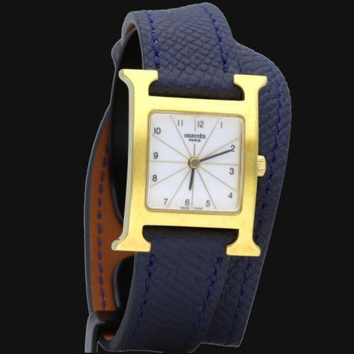 Montre Hermès Heure H - Montre en plaqué or 58 Facettes MT47118