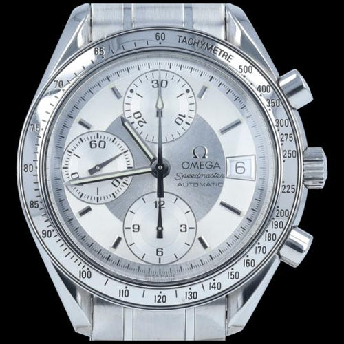 Montre Omega Speedmaster - Montre Date automatique chronographe en acier 58 Facettes MT46307