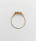 Bague 59 Bague marguerite antique en or 18k, turquoises et perles 58 Facettes A07504