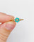 Bague 59 Bague marguerite antique en or 18k, turquoises et perles 58 Facettes A07504