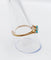 Bague 59 Bague marguerite antique en or 18k, turquoises et perles 58 Facettes A07504