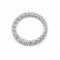 Bague 54 Alliance américaine en or blanc et diamants 58 Facettes 1.0001539/1