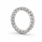 Bague 54 Alliance américaine en or blanc et diamants 58 Facettes 1.0001539/1