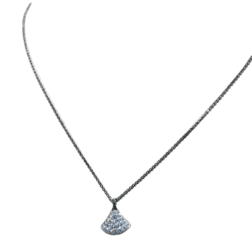 Collier Bvlgari Diva's Dream - Collier en or blanc et diamants 58 Facettes jnci126