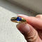 Bague 53 AITCHES Single Tulip - Bague saphir ovale en or 18 ct 58 Facettes GBR1225BL