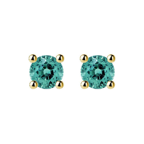 Boucles d'oreilles Single Tulip - Boucles d'oreilles en or 18 carats et tourmalines turquoise 58 Facettes GER1335TQ