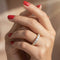 Bague 54 Demi-alliance américaine - Bague en or jaune et diamants 58 Facettes 1.0000864/1