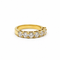 Bague 54 Demi-alliance américaine - Bague en or jaune et diamants 58 Facettes 1.0000864/1
