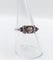 Bague 56 Bague tank Art déco en platine et diamants 58 Facettes A07516