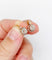 Boucles d'oreilles Dormeuses fleurs de lys en or 18k, platine et diamants taille rose 58 Facettes A07517