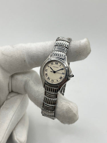 Montre Cartier Cougar - Montre quartz en acier 58 Facettes 2035