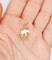 Pendentif Pendentif éléphant antique en or 18k et émail blanc 58 Facettes A07521
