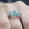 Bague 57 Bague topaze et diamants 58 Facettes BRI189RE