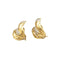Boucles d'oreilles Tulipe - Boucles d'oreilles en or jaune et diamants 58 Facettes 35773