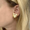 Boucles d'oreilles Tulipe - Boucles d'oreilles en or jaune et diamants 58 Facettes 35773