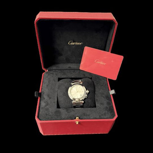 Montre Cartier Pasha - Montre en acier 58 Facettes MT46791