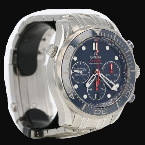 Montre Omega Seamaster - Montre Diver 300M Chronograph en acier 58 Facettes MT45578