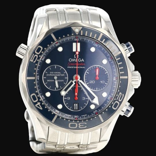 Montre Omega Seamaster - Montre Diver 300M Chronograph en acier 58 Facettes MT45578