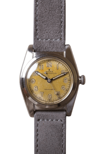 Montre Rolex Oyster Perpetual Bubbleback - Montre en acier, cadran tropical 58 Facettes MONTRE-003