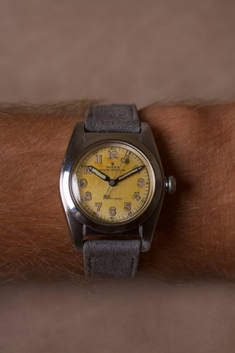 Montre Rolex Oyster Perpetual Bubbleback - Montre en acier, cadran tropical 58 Facettes MONTRE-003