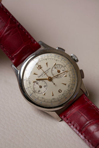 Montre Girard-Perregaux - Montre chronographe réf. 22209 en acier 58 Facettes MONTRE-004