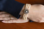 Bracelet Bracelet de perles avec fermoir en or blanc et saphirs 58 Facettes 12376