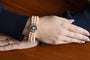 Bracelet Bracelet de perles avec fermoir en or blanc et saphirs 58 Facettes 12376