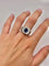 Bague 52 Bague en or blanc 18K, saphir et diamants 58 Facettes 2040
