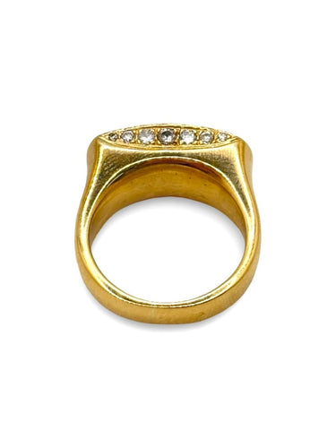 Bague 51 Bague en or jaune 18K et diamants 1 ct 58 Facettes 2083