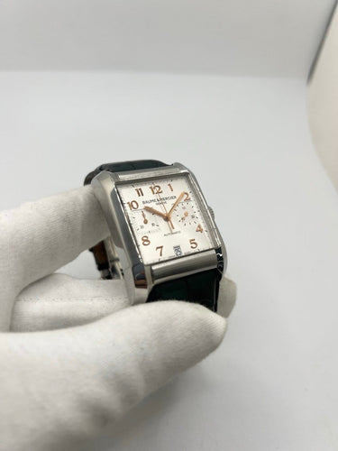 Montre Baume & Mercier Hampton - Montre chronographe automatique en acier 58 Facettes 2012