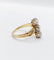 Bague 59 Bague marquise antique en or 18K, platine et diamants 58 Facettes A07526
