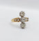 Bague 59 Bague marquise antique en or 18K, platine et diamants 58 Facettes A07526